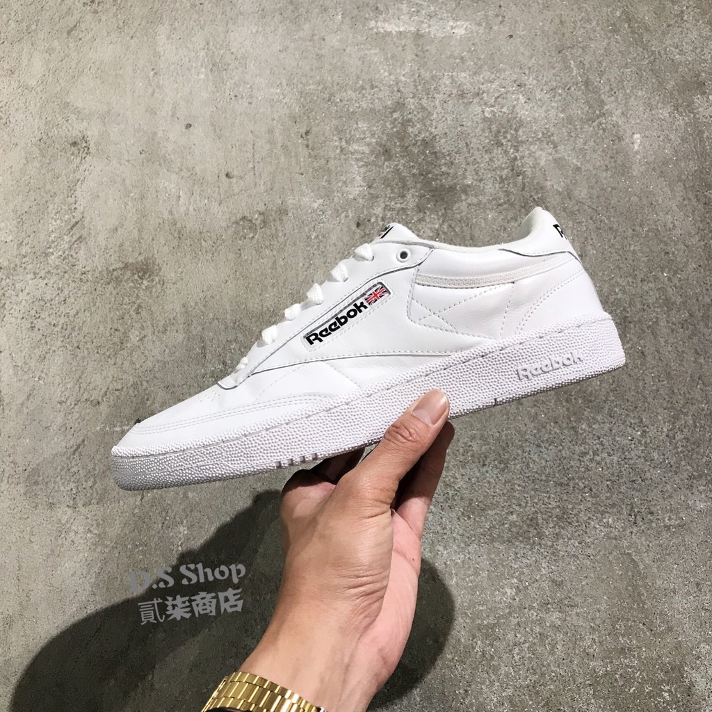 (D.S) Reebok Club C 85 Pro 男款 白色 全白 復古 網球鞋 休閒鞋 經典 CM9430