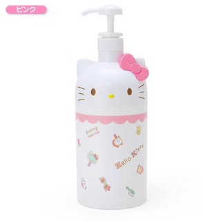 💛【現貨】kitty 卡通造型按壓瓶/衛浴液瓶/沐浴乳瓶/洗髮精分裝瓶/洗手乳空瓶子