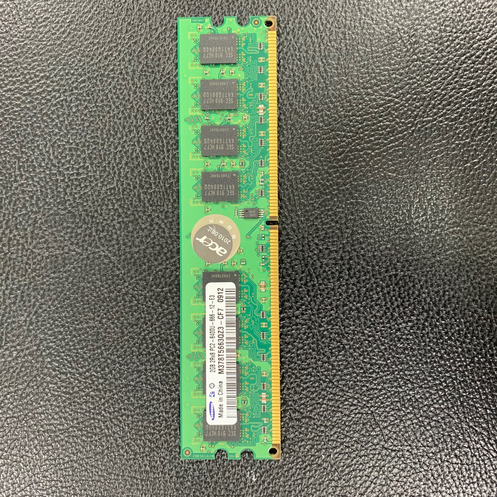 Samsung DDR2 RAM 2GB 桌機記憶體 2Rx8 PC2-6400U-666-12-E3