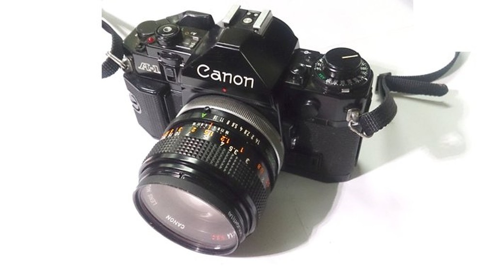 ☆手機寶藏點☆ canon a1 a-1 黑 相機 單眼 類單眼 底片 傻瓜 功能正常 咖115