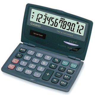 【CASIO】SL-220TE 12位數 大型顯示幕 特殊功能型 計算機正版宏崑公司貨