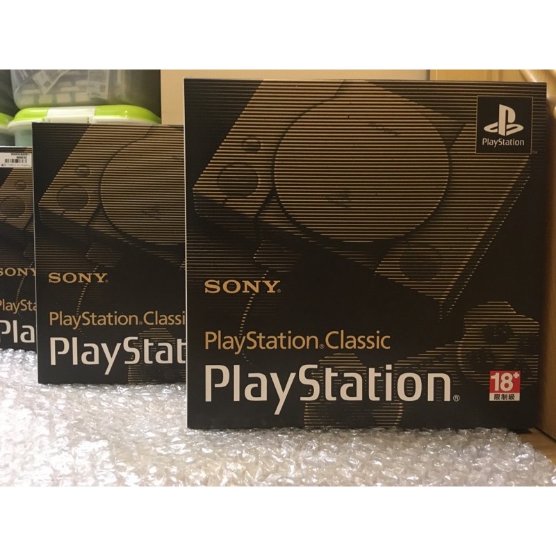 ［現貨］全新未拆Sony PlayStation classic 經典懷舊復古迷你遊戲機（PS最終幻想。鐵拳。惡靈古堡）