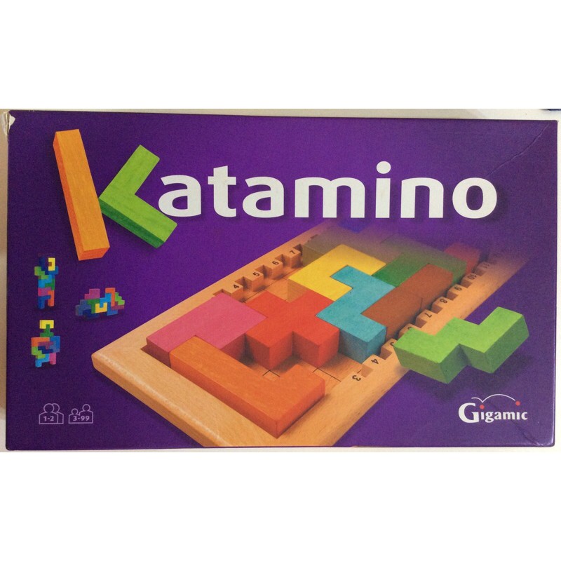 二手 正版 Katamino 法國 益智遊戲 積木 玩具 挑戰金頭腦 俄羅斯方塊