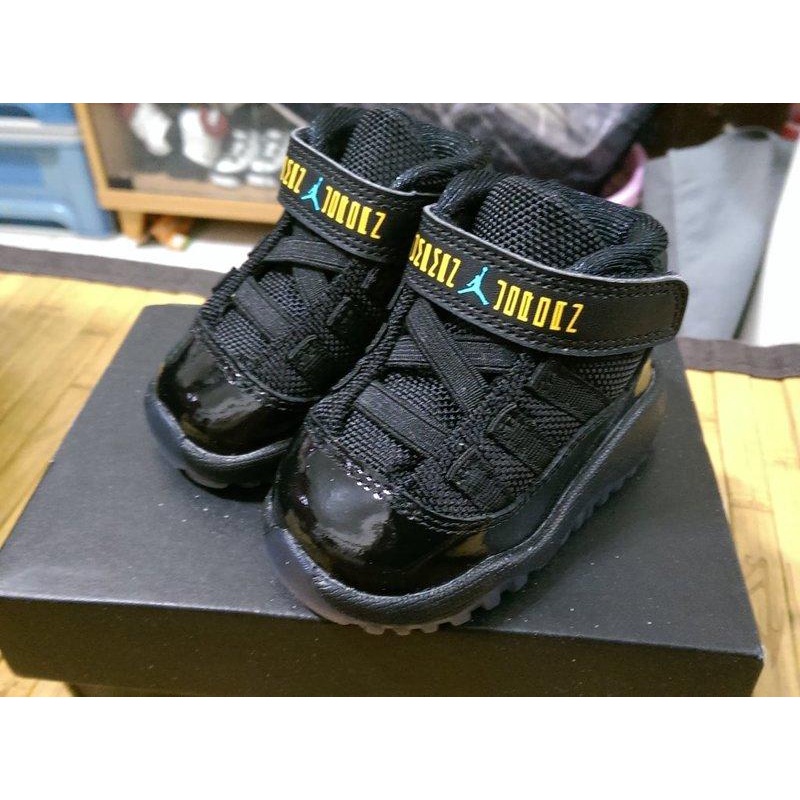 全新 Nike Jordan 11代 黑藍 嬰兒 2C Baby 喬丹 嬰兒鞋 小鞋 學步鞋 童鞋 aj