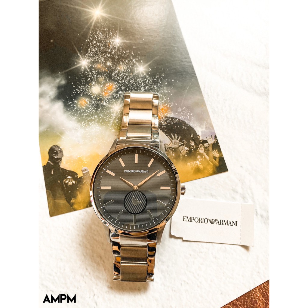 全新 現貨 EMPORIO ARMANI AR11118 手錶 43mm 亞曼尼 灰面盤 男錶女錶