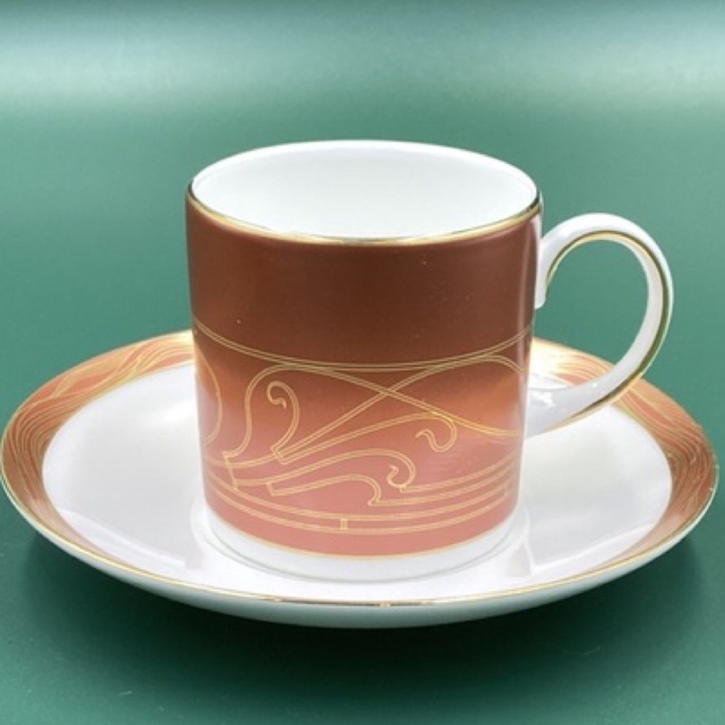 英國Wedgwood 威治伍德Paris巴黎系列珠光骨瓷咖啡杯組220ml