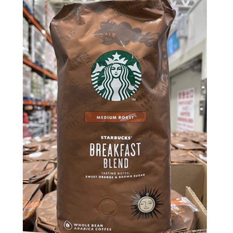 💗限量優惠，效期至10/19💗好市多代購 Starbucks Breakfast Blend早餐綜合咖啡豆 1.13公斤