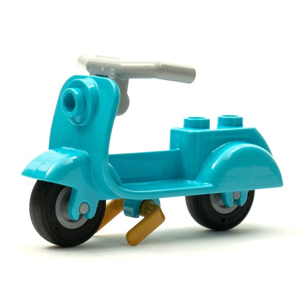 LEGO 樂高 中天藍色 機車 摩托車 偉士牌 15396c08