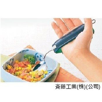 助握套 - 老人用品 銀髮族 多功能 皮革製 餐具套 握筆套 無附木片式 日本製 [E0028]