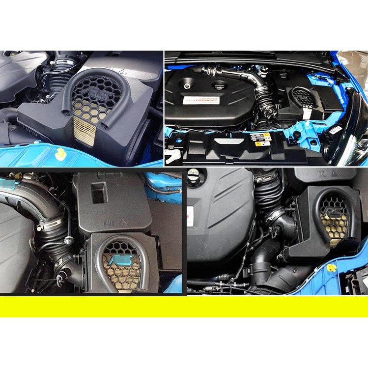 RS黑字樣 促銷 福特 FOCUS KUGA MK2.5 MK3 MK3.5 專用 RS進氣上蓋 提升效能 加大流量