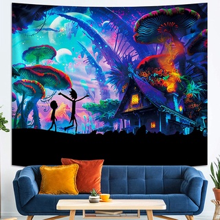 Image of 熱賣掛毯迷幻蘑菇掛布派對臥室裝飾背景布壁掛