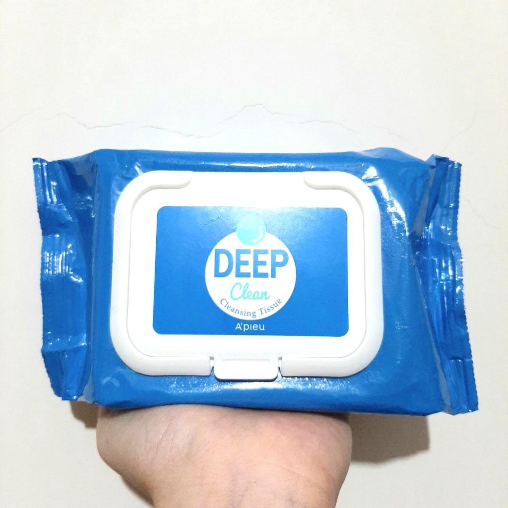 即期出清💨韓國 APIEU DEEP Clean 深層清潔卸妝巾 保濕款 1包25片入