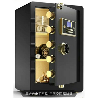 NG保險櫃 福利品黑色60cm-些許撞到..已補漆 沒注意看還好..全鋼保險箱-家用60cm保險箱家用
