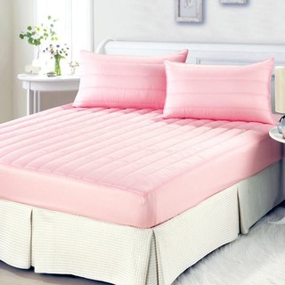精靈工廠專利表布床包式保潔墊3件套加大尺寸2色
