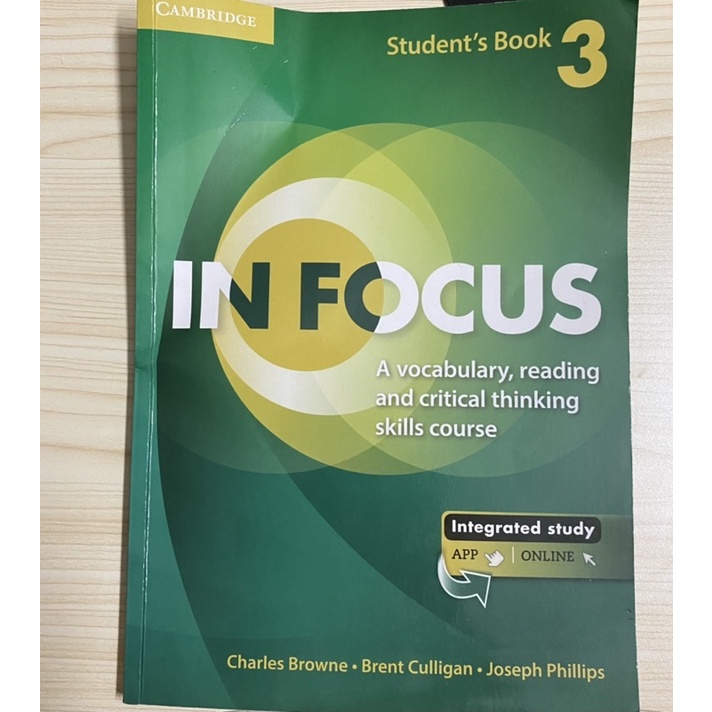 英文英聽課本 In focus3&amp;Interchange3 #屏科大