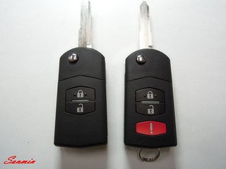 ＜小王鎖印社＞ 馬自達MAZDA3 MAZDA5 MAZDA RX8 MPV 馬3 馬5 馬6 原廠晶片遙控摺疊鑰匙