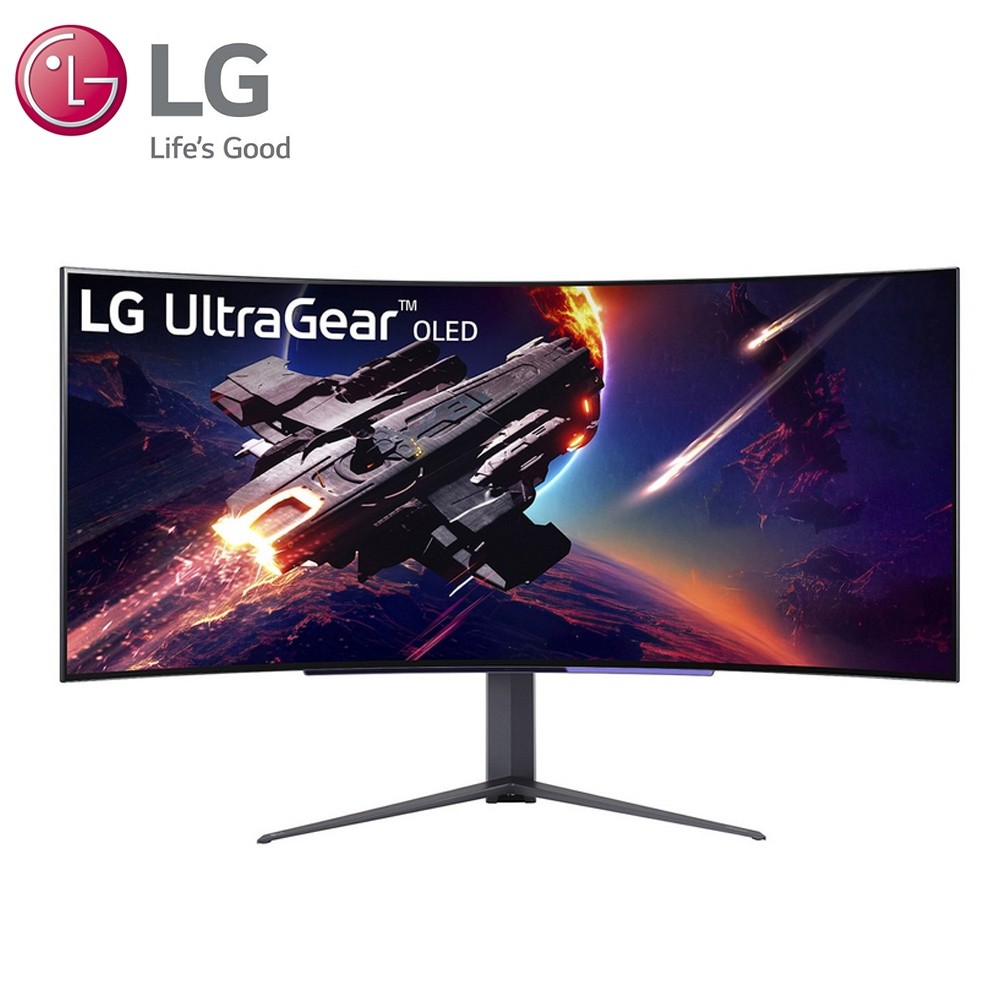 LG樂金45GR95QE-B45型21:9專業玩家電競螢幕(WQHD曲面OLED240Hz) 現貨 廠商直送