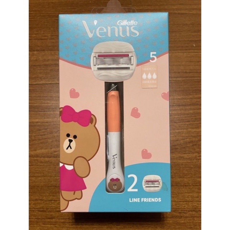 Gillette吉列 VENUS維納斯 除毛刀 line friend限定版 (1刀架2刀頭)