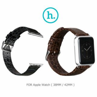 --庫米--HOCO Apple Watch (38mm / 42mm) 優尚皮錶帶 鱷魚紋款