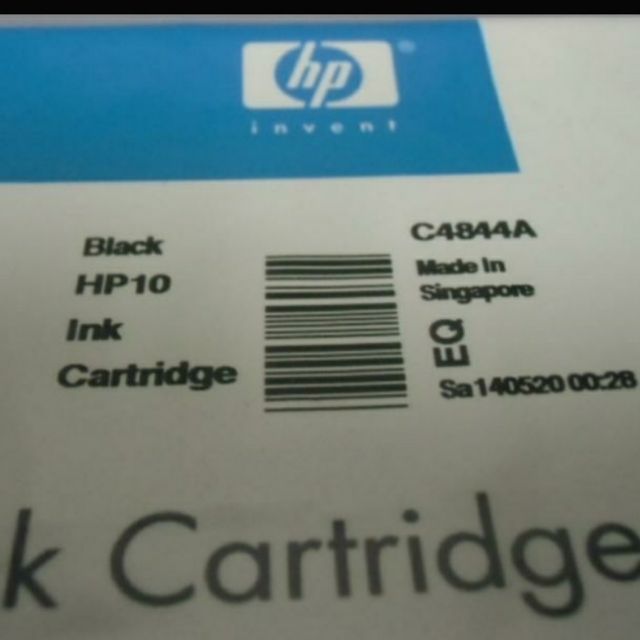 HP 10(C4844A)原廠黑色裸裝墨水匣750元(HP 11單色裸裝280，一黑三彩1250，11彩色任兩520元)