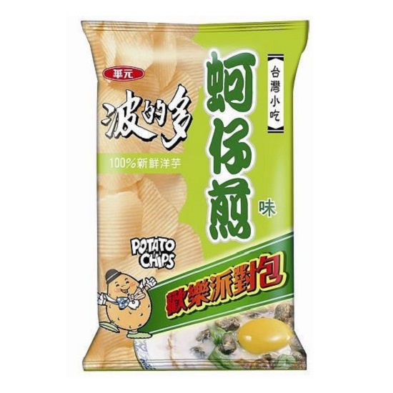 華元 波的多洋芋片歡樂派對包(蚵仔煎) 110.5g【家樂福】