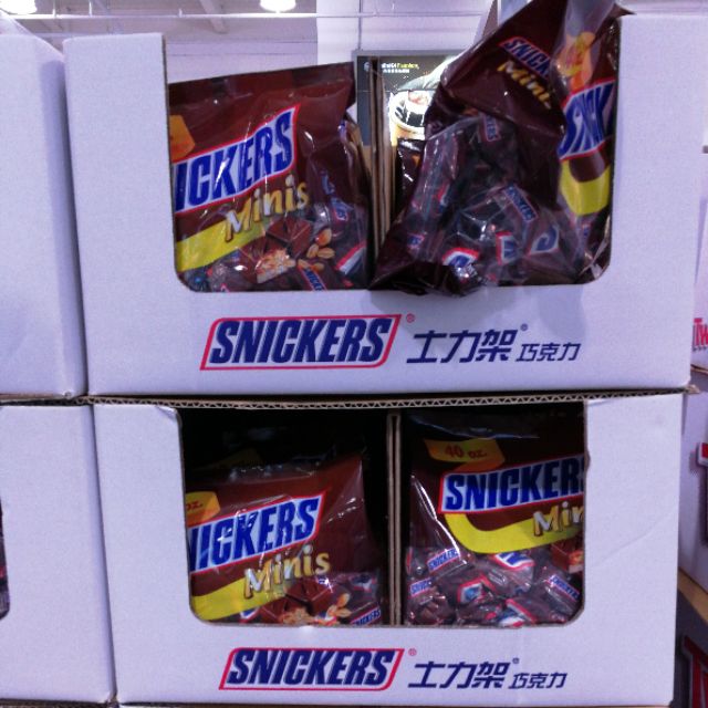 有發票 好市多代購 Snickers 士力架 迷你巧克力 (1134g)