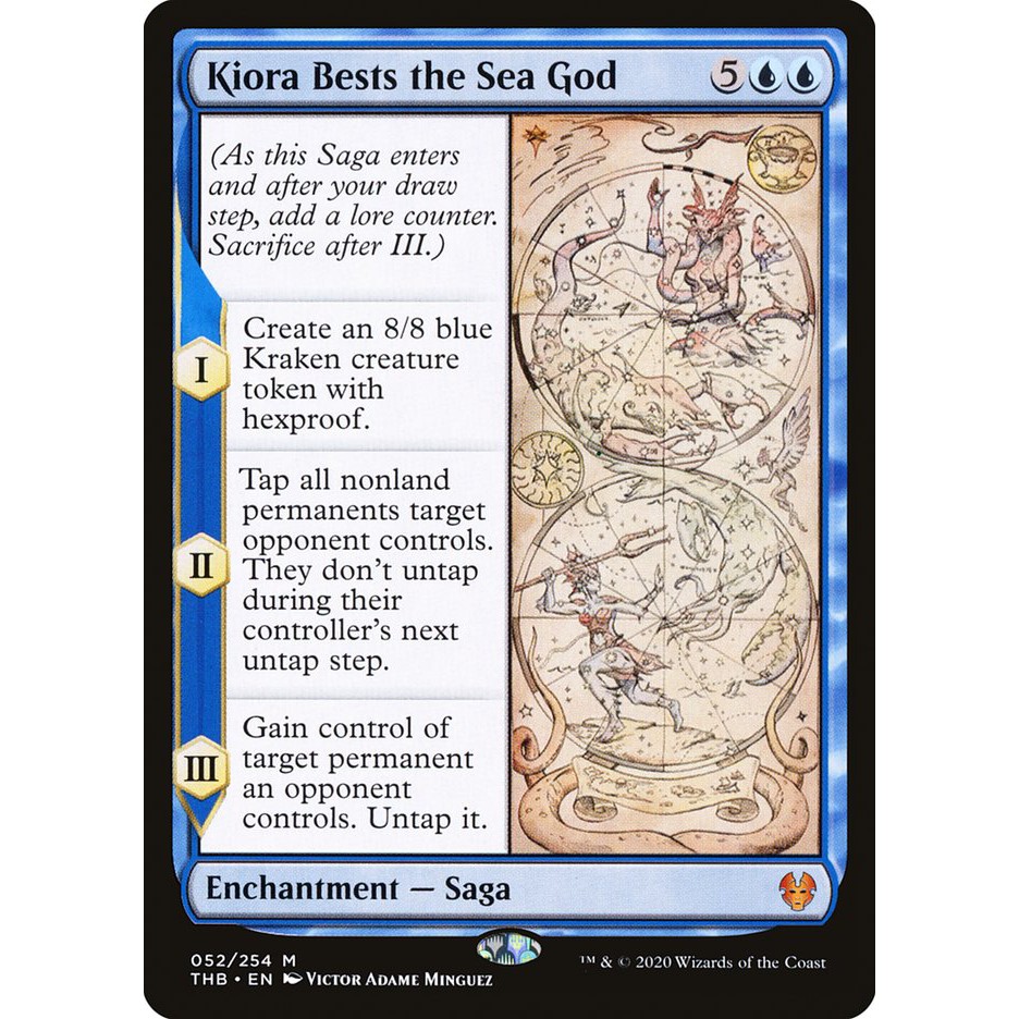 Mtg 魔法風雲會塞洛斯冥途求生 52 M 奇奧拉力克海神kiora Bests The Sea God 蝦皮購物