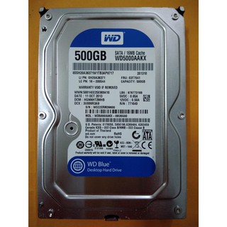 WD [藍標] 500GB 3.5吋桌上型硬碟(WD5000AAKX)