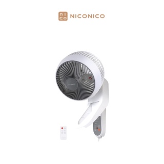 【蝦幣回饋5%】NICONICO 360度微電腦9吋遙控循環壁扇 全方位擺頭 定時 柱狀氣流 球型 NI-EW935