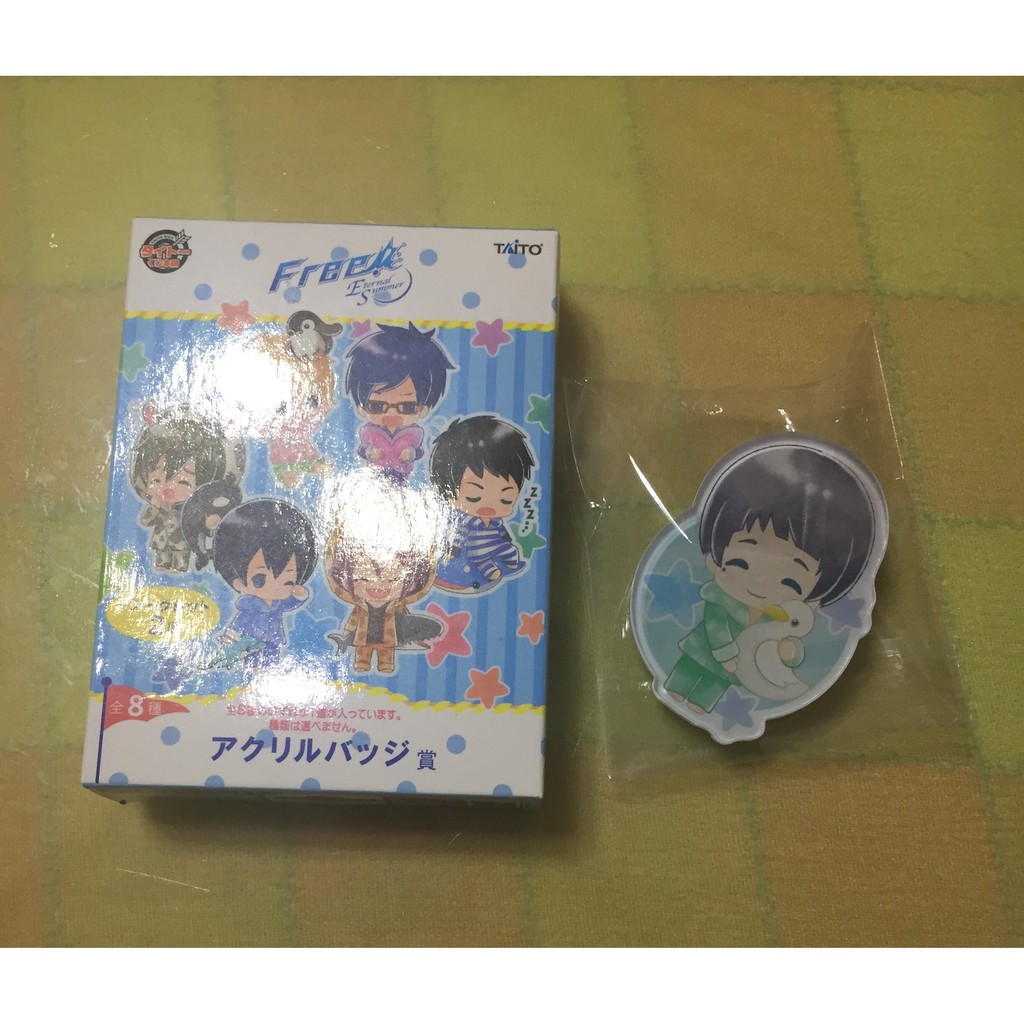 Free Taito Marine Morning 壓克力徽章賞隱藏版似鳥愛一郎 蝦皮購物