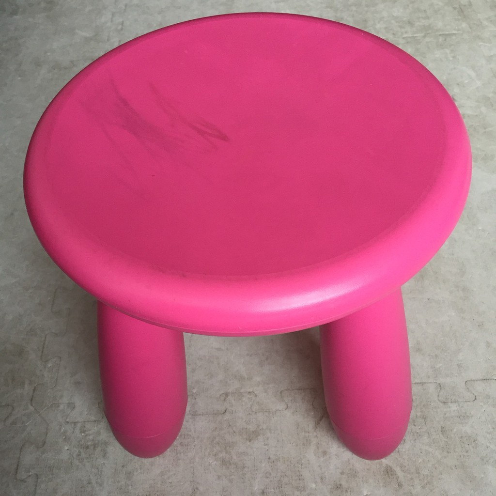 兒童椅子寫字餐座椅宜家塑膠家用寶寶幼稚園板凳子小椅子 MAMMUT 兒童椅凳, 室內/戶外用