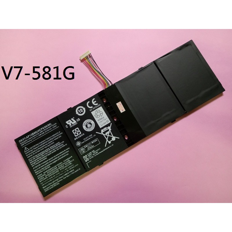 科諾 台灣出貨全新筆電電池 適用宏碁 V5-573G V7-581G V7-5822P V5-581PG #CC059