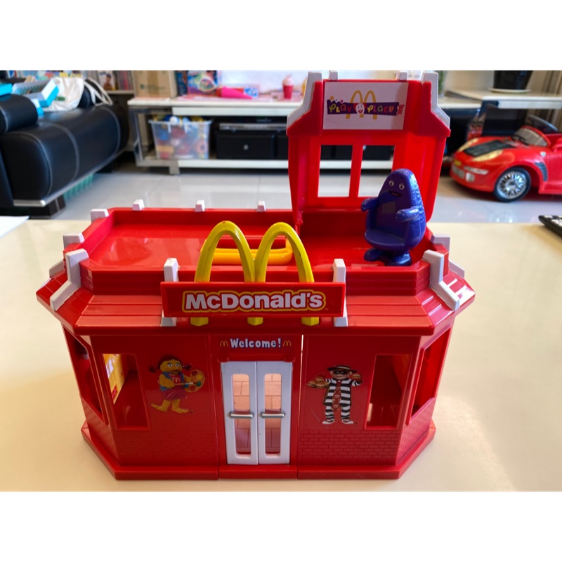 【玩具收藏】二手 玩具 麥當勞 組合 餐廳 McDonald's 奶昔大哥 扮家家 家家酒 麥當勞叔叔