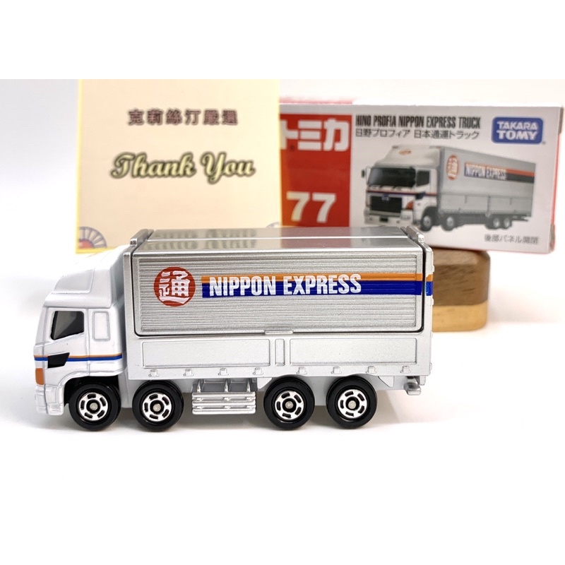 絕版現貨 Tomica #77 Hino Profia 日野貨車 日本通運 海鷗翼貨車 卡車