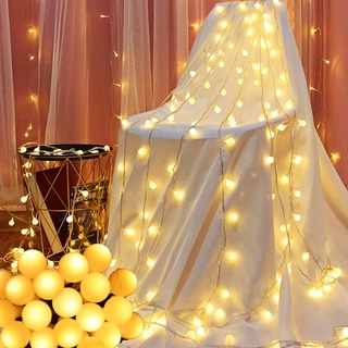 2m 3 米 6M 圓球 LED 燈串 USB 電源防水戶外童話燈聖誕樹花環聖誕婚禮派對裝飾