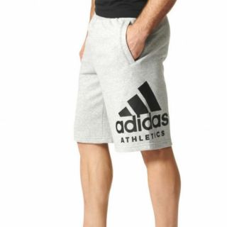 全新 adidas logo 短棉褲 L XL 潮流 休閒 運動 穿搭