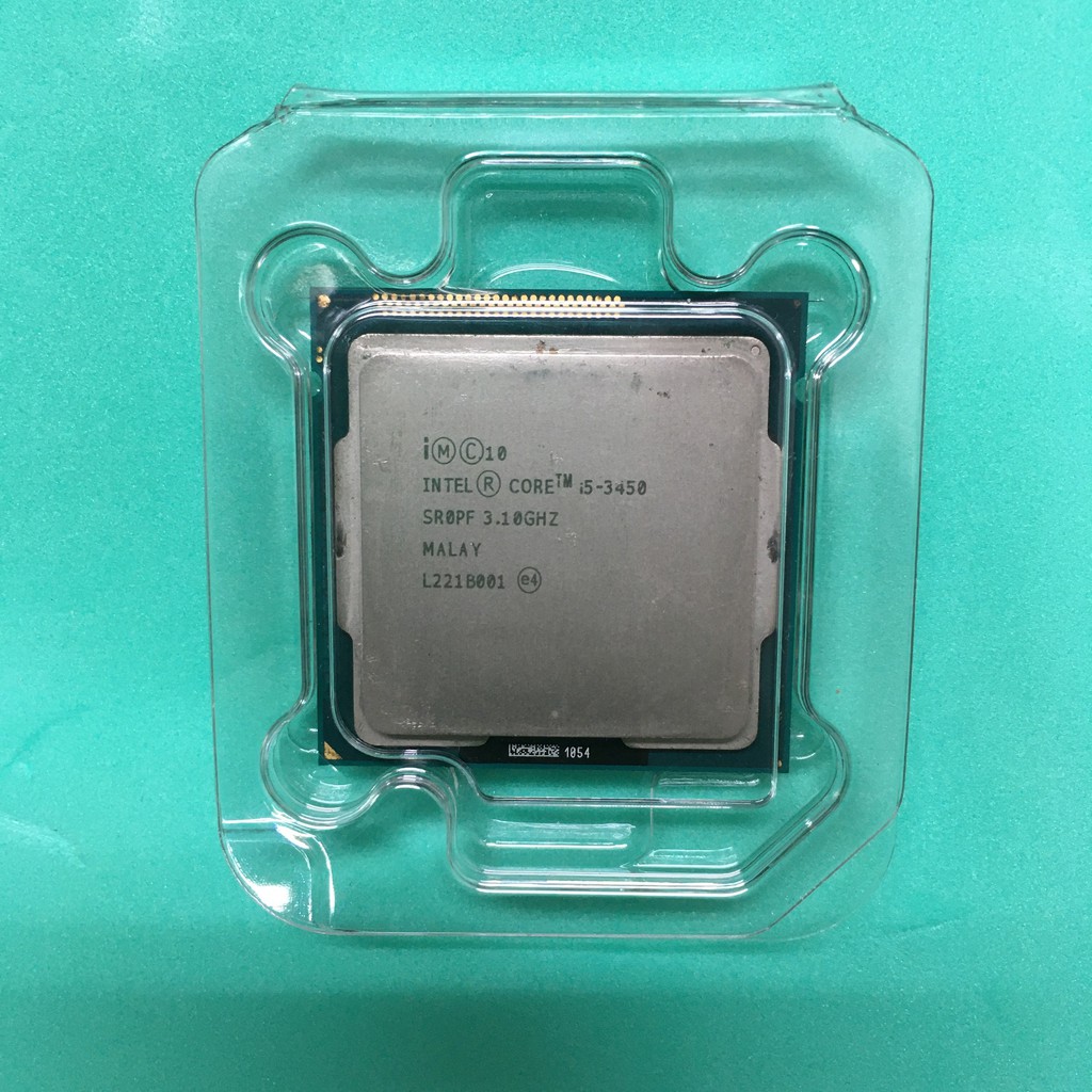 INTEL i5-3450 CPU 處理器（可開機，BIOS可讀取，電容掉2粒）