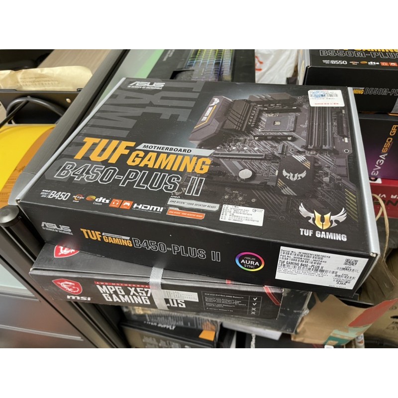 自售全新未用_ ASUS 華碩 TUF GAMING B450-PLUS II 主機板