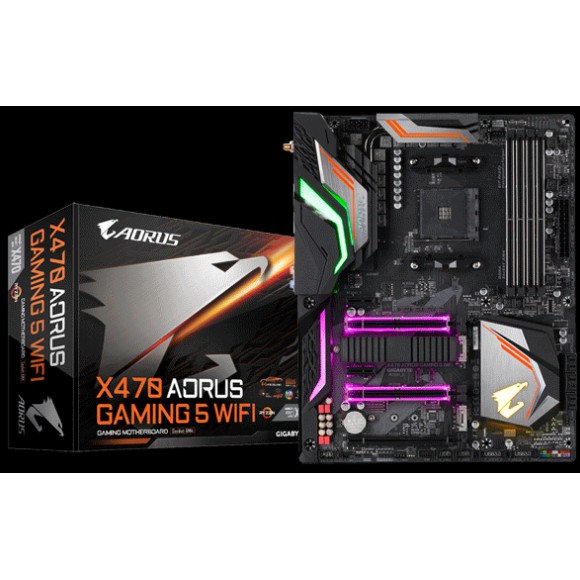 全新 技嘉 X470 AORUS GAMING 5 WIFI 搭AMD Ryzen 7 2700X 盒裝