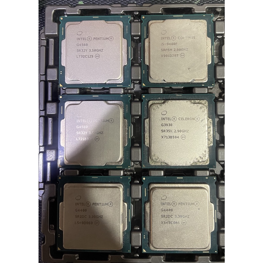 二手良品 intel cpu g3930 g4400 g4560 lga 1151 六代 處理器 雙核心