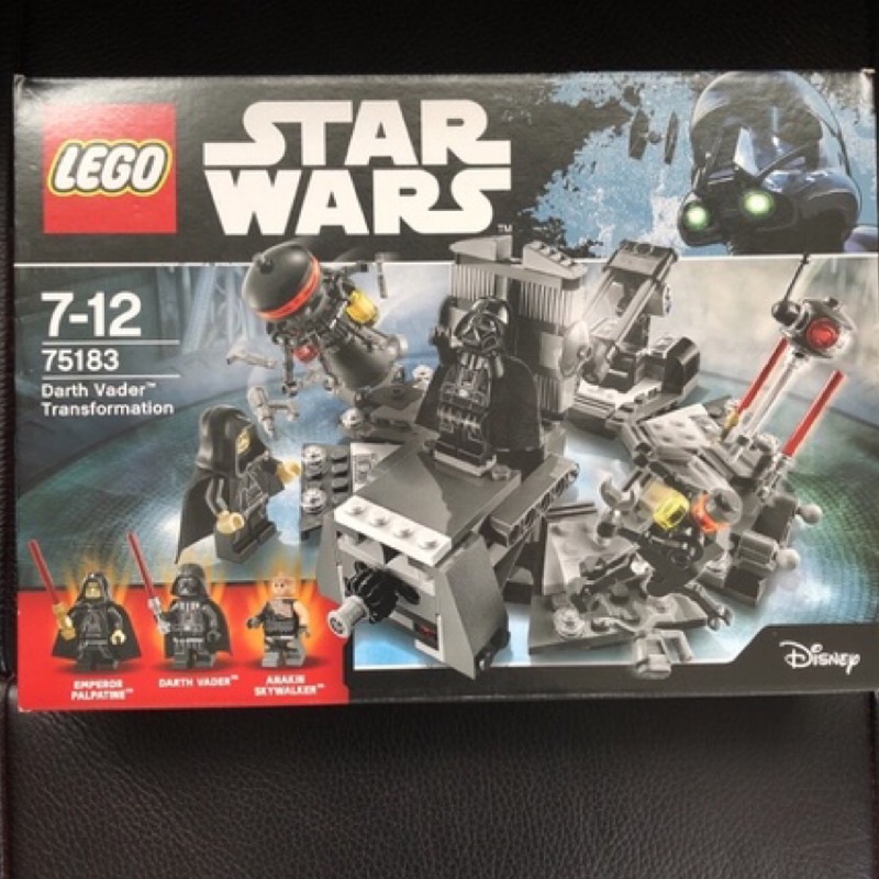 Lego 星際大戰 Star Wars 75183 黑武士 達斯維達 誕生
