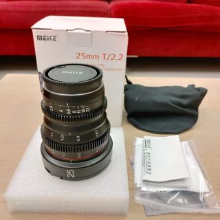 Meike 美科 25mm T2.2 手動對焦 電影鏡頭 for Sony E接環 E-mount