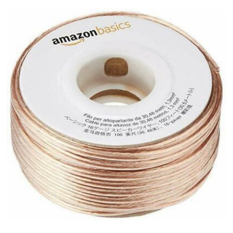 全新30米 喇叭線 AmazonBasics SW100FT 被動式喇叭 線材 適用 YAMAHA NS-BP200 等