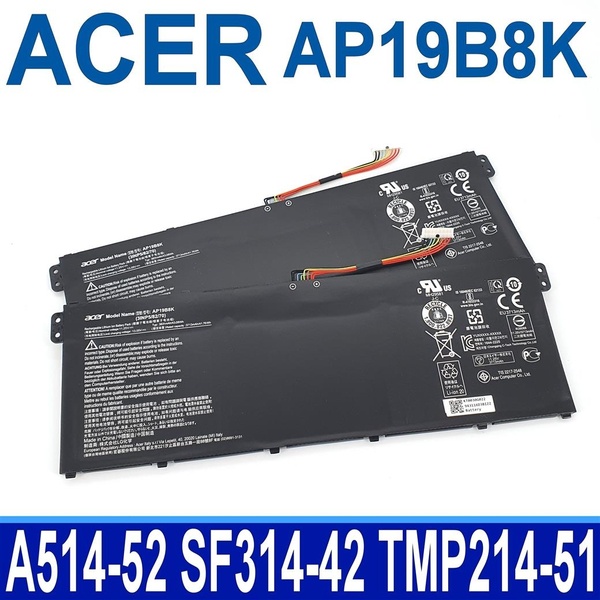 宏碁 ACER AP19B8K 原廠電池 B118-RN B118-G2 B118-M A317-53G A317-53