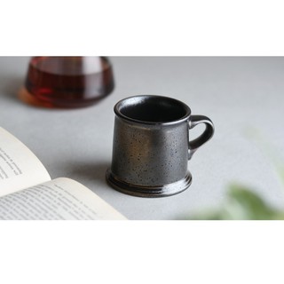 伴桌｜KINTO SCS金屬黑馬克杯330ml 咖啡杯 水杯