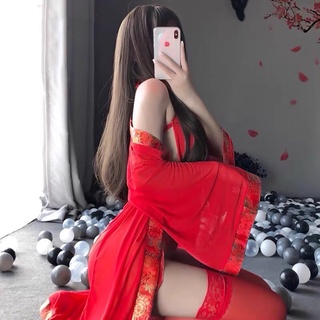 🔥現貨🔥古典宮廷貴妃 性感肚兜 浴袍 和服 旗袍 制服誘惑 性感內衣 睡袍 罩衫 角色扮演 cosplay 情趣內衣