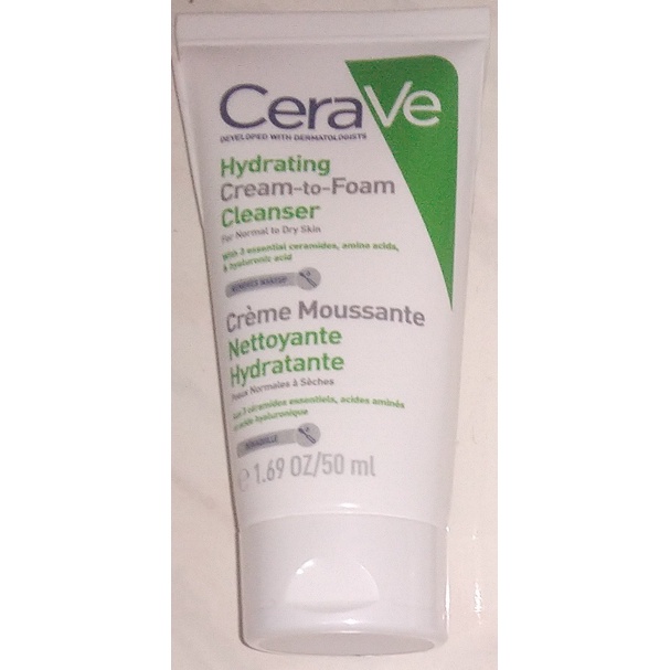 CeraVe適樂膚 溫和洗卸泡沫潔膚乳 50ml