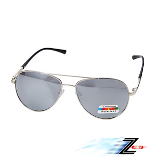 【Z-POLS】日韓流行潮牌版型 頂級REVO電鍍水銀黑Polarized寶麗來偏光抗UV400太陽眼鏡(流行太陽眼鏡)