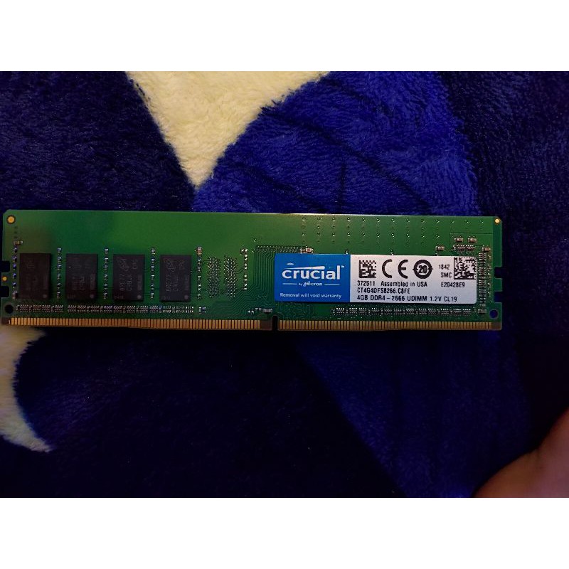 美光 記憶體 DDR4 4G 2666