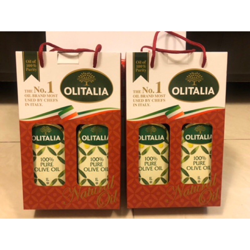 Olitalia奧利塔 純橄欖油禮盒組(1000mlx2瓶)有效日期至2023年12月